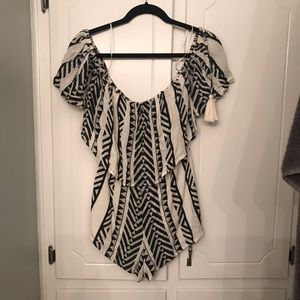 Tribal Print Romper
